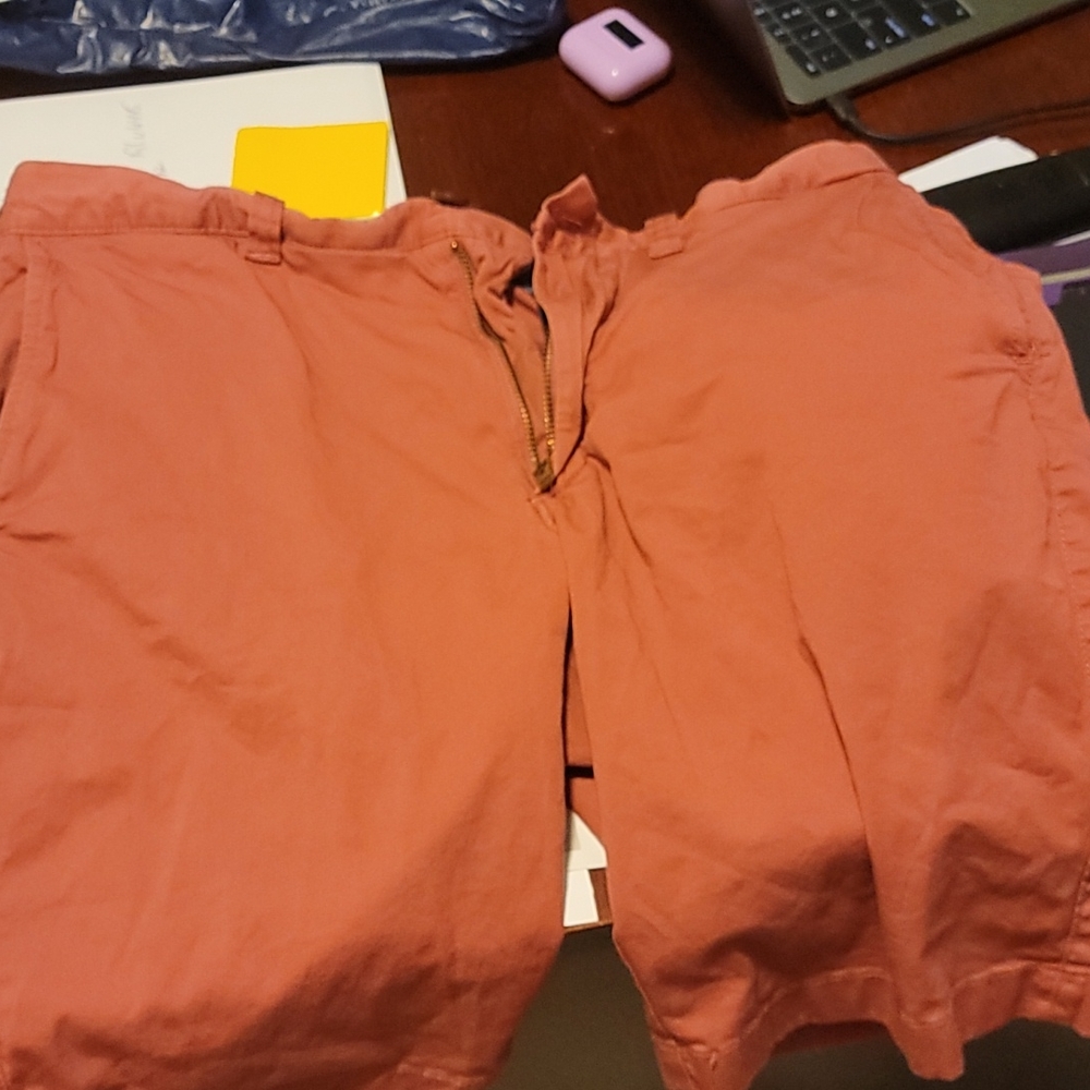 J. Crew stretch  red men's shorts 30x10.5